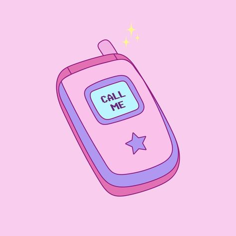 y2k old mobile, cell phone, trendy vector illustration, nostalgia for 90s 2000s 2000s Phone, 90s 2000s, Adobe Stock, Vector Art, Vector Illustration, Cell Phone, Clip Art, Branding, Stock Photos