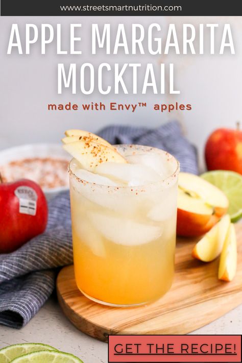 Margarita Mocktail Recipe, Apple Recipes For Fall, Apple Margarita, Margarita Mocktail, Bachelorette Party Drinks, Fun Party Drinks, Fall Apple Recipes, Drink Syrups, Recipes For Fall