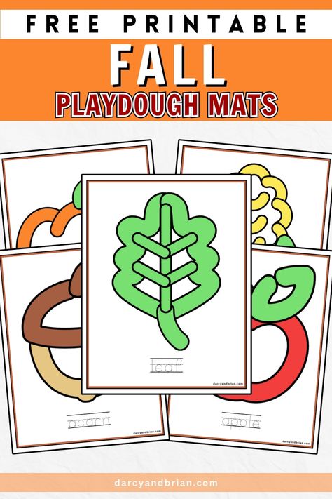 Enhance learning with our Fall Playdough Mats, perfect for preschoolers, kindergartners, and early elementary students. These printable worksheets offer interactive pages that combine play and education. With engaging playdough activities, kids will improve fine motor skills while experiencing themed fall activities. Each mat boosts creativity and learning through fun activities for kids, ensuring great experiences that strengthen literacy and sensory play. Fall Playdough Mats, Fall Playdough, Christmas Word Search Printable, Bucket Crafts, Craft Paper Design, Kids Fathers Day Crafts, Paper Party Decorations, Playdough Activities, Playdough Mats