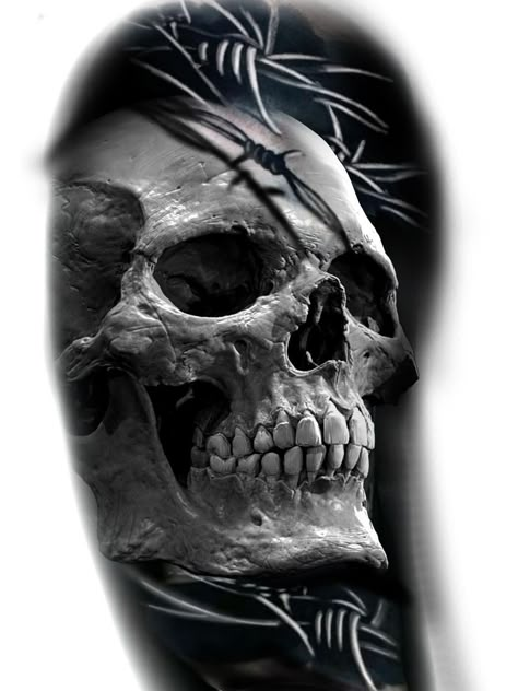 Skull Tattoos Realism, Realistic Tattoo Design For Men, Skull Tattoo Realistic, Realistic Skull Tattoo Design, Realism Skull Tattoo, Realistic Skull Tattoo, Human Skull Drawing, Skull Artwork Illustrations, Realistic Skull