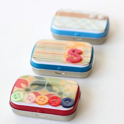 Decorating Altoid Tins, Altoid Tin Ideas Diy, Altoid Tin Crafts, Felt Softies, Tin Projects, Mod Podge Dimensional Magic, Decoupage Tins, Tin Crafts, Altoids Tin