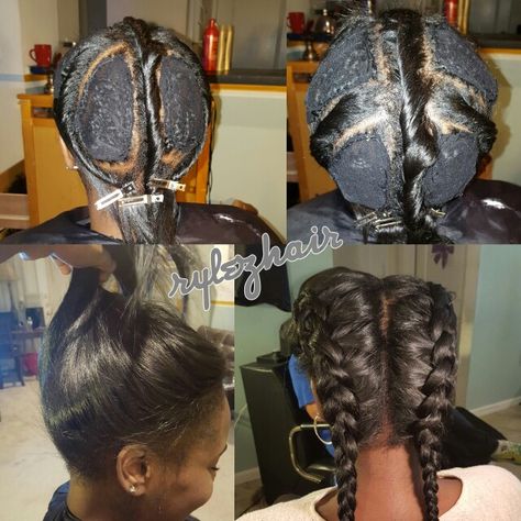 Vixen Sew In, Hair Braid Patterns, Parting Hair, Sew In Hair Extensions, Weave Ponytail Hairstyles, Quick Natural Hair Styles, Quick Weave Hairstyles, Cute Curly Hairstyles, Dyed Hair Inspiration