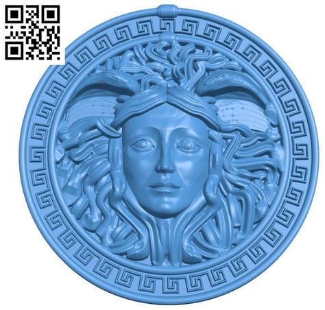 Pendant Gorgon jellyfish A003381 wood carving file stl for Artcam and Aspire free art 3d model download for CNC – Download Stl Files Cnc Codes, 3d Printing Art, Cnc Engraving, Stl File Format, Cnc Projects, Stl Files, Art Objects, Art 3d, Resin Molds