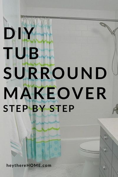 We saved so much money during our bathroom renovation by tiling our tub surround. See how to tile a tub surround in this post. #bathroomrenovation #homerenovation #kidsbathroom #tile #DIY #diyrenovation #diyhomedecor #homedecorating #homedecor #diyproject #bathroom #moderndecor #coastaldecor #masterbathroom Tub Surround Makeover, Bathtub Surround Ideas, Tub Surround Ideas, Tile Tub, Tile Diy, Black And White Tiles Bathroom, Tile Tub Surround, How To Tile, Bath Surround