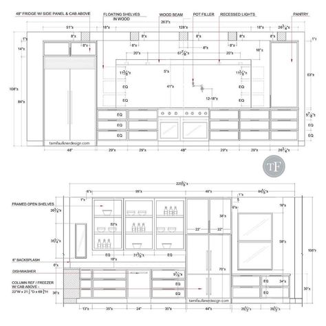 All design projects start with floor plans. They are the most fundamental and essential drawings in the set of design plans. However, the information a floor plan provides doesn’t always tell the whole story. Often times people think that once they have the floor plan, then they are good to go. Elevations are critical to the success of a design and build project. #watervistaproject