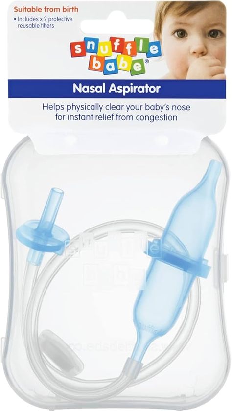 Snufflebabe Baby Nasal Aspirator : Amazon.co.uk: Baby Products Blocked Nose, Thyme Oil, Nasal Aspirator, 3 Month Old Baby, First Time Parents, Nasal Congestion, Baby Drawing, Eucalyptus Oil, Newborn Essentials