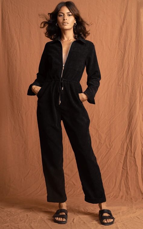 Black Boiler Suit Outfit, Black Boiler Suit, Boiler Suit Outfit, Black Dancing, Square Pocket, Suit Outfit, Suit Jumpsuit, Boiler Suit, Christmas Party Dress