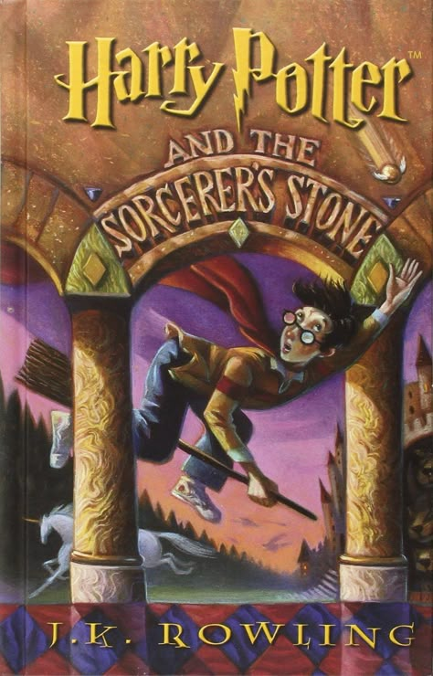 Harry Potter and the Sorcerer's Stone Book Review | DickWizardry Sorcerers Stone, 2023 Books, Harry Potter Book, Fantasy Book Series, The Sorcerer's Stone, My Bookshelf, Banned Books, Harry Potter Books, Fantasy Lovers