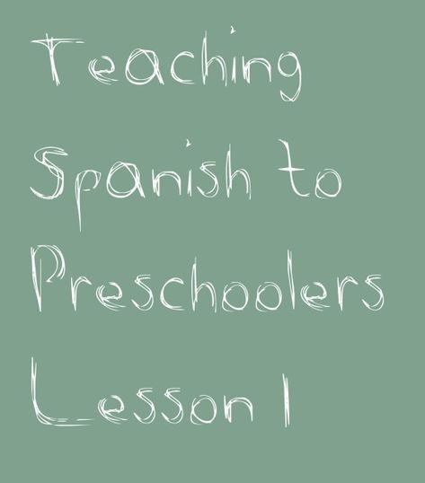 Preschool Spanish Lessons, Kindergarten Spanish, Nanny Ideas, Preschool Spanish, Homeschool Spanish, Spanish Lessons For Kids, Spanish Immersion, Spanish Lesson Plans, Elementary Spanish