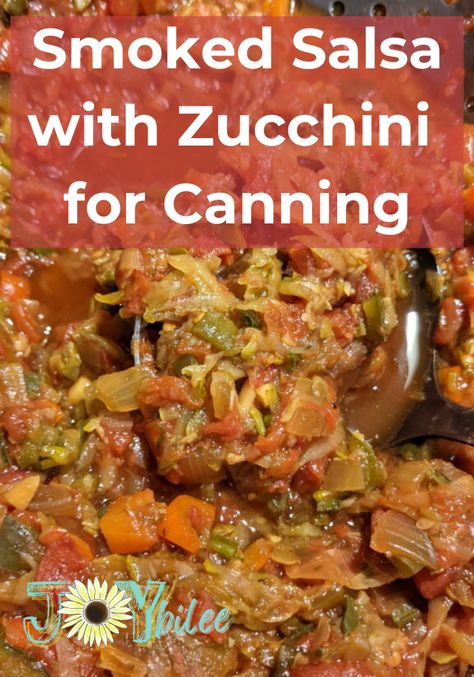 Get ahead of the zucchini abundance with this smoked salsa. It's even suitable for canning, and could make awesome winter gifts from summer's abundance. This smoked salsa goes well with chips, tacos, chili, and more. Smoked Zucchini, Smoked Salsa Recipe, Smoked Salsa, Zucchini Salsa, Smoked Vegetables, Smoked Jalapeno, Healthy Zucchini, Frozen Cherries, Homemade Salsa