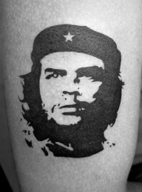 Che Guevara Tattoo, Che Guevara Illustration, Che Guevara Stencil, Che Guevara Birthday, Che Guevara Portrait, Che Guevara Images, Havana Nights, Che Guevara, Tatting