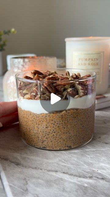 Foodie from VT on Instagram: "Pumpkin Spice Chia Seed Pudding

One of my go-to healthy breakfasts this Fall! Top with Greek Yogurt for added protein and pecans or granola for some extra crunch. 

5 tbsp chia seeds
1 1/2 cups almond milk
1/2 cup pumpkin purée
1 tbsp pumpkin pie spice
1 tsp vanilla
2 tbsp maple syrup

#breakfast #healthybreakfastideas #fall #fallrecipes #pumpkin #pumpkinspice #foodiesinternationalchat #foodie #fallvibes #autumn #breakfastrecipes #heslthybreakfastideas #chiaseedpudding #chia" Chia Oats, Pumpkin Chia Pudding, Healthy Breakfasts, Chia Seed Pudding, Food Snacks, What's For Breakfast, Breakfast Idea, Pumpkin Pie Spice, Chia Pudding