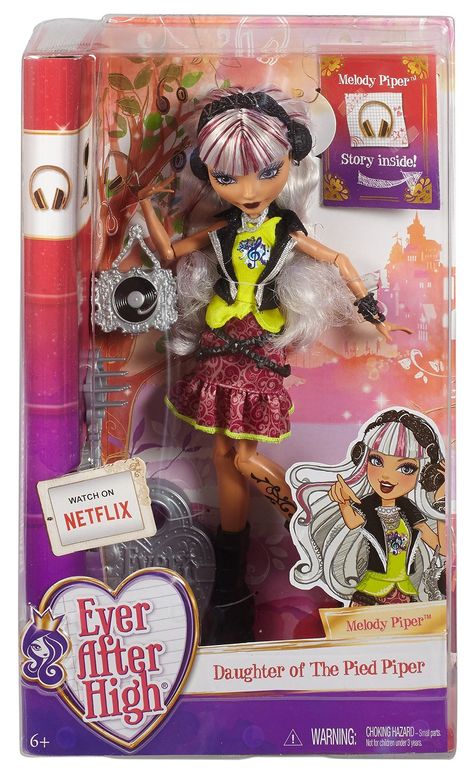 Ever After High Melody Piper, Ever After High Toys, Melody Piper, The Pied Piper, Doll Therapy, Ever After Dolls, Pied Piper, Barbie Doll House, Mattel Dolls