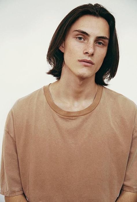 Mens Hair Long, Milk Model Management, Hair Dark Brown, Brown Hair Men, Portrait Face, Hair Dark, People Poses, Dark Brown Eyes, Wolfram