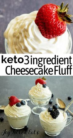 Keto Cheesecake Fluff, Cheesecake Fluff, Dolce Poche Calorie, Postre Keto, Cheesecake Mousse, Breakfast Low Carb, Joy Filled Eats, Desserts Keto, Chocolate Heaven