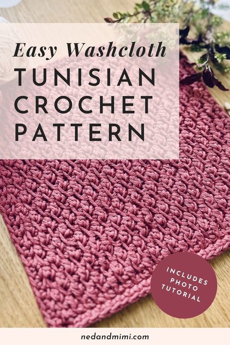 If you’ve dabbled in Tunisian crochet and are ready to try something new, this Tunisian Alpine Stitch Dishcloth is the perfect project for you!
The stitch pattern features a super-easy repeat that combines the Tunisian simple stitch (Tss) and Tunisian double crochet (Tdc) to create a rich texture similar to the regular alpine stitch used in standard crochet.
This dishcloth is not only functional but also gives you the chance to expand your Tunisian crochet skills. Whether you’re gifting it or ke Tunisian Washcloth Free Pattern, Afghan Stitch Tunisian, Tunisian Dishcloth Patterns Free, Tunisian Crochet Stitches Free, Tunisian Crochet Dishcloth, Tunisian Crochet Dishcloth Pattern Free, Tunsinian Crochet Pattern Free, Tunisian Crochet Washcloth, Tunisian Crochet Patterns Free Beginner