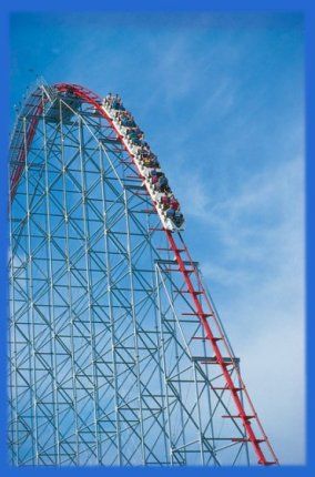 May 6 - Magnum XL-200 opens at Cedar Point amusement park in Sandusky, Ohio as the world's tallest and fastest roller coaster. Cedar Point Amusement Park, Sandusky Ohio, Cedar Point, Roller Coasters, Amusement Park, Roller Coaster, Ohio, Coasters, Travel