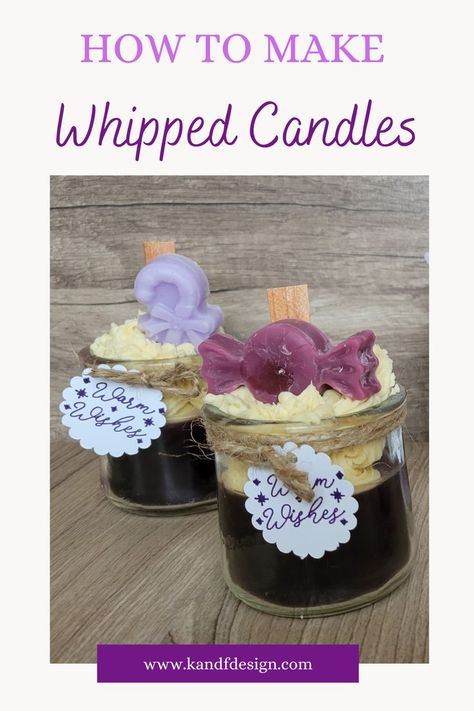 Whipped Candles, Layered Candles, F Design, Candle Making Wax, Diy Soy Candles, Candle Warmer, Diy Candles, Candle Wax, Winter Christmas