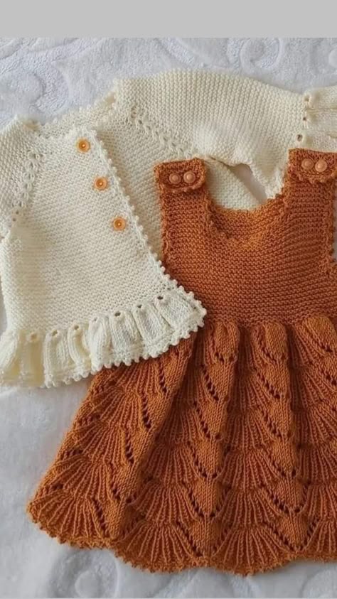 Jaket Crochet, Crochet Baby Girl Dress, Crochet Baby Dress Pattern, Baby Dress Pattern, Baby Frock Pattern, Knit Baby Dress, Baby Sweater Patterns, Crochet Baby Cardigan