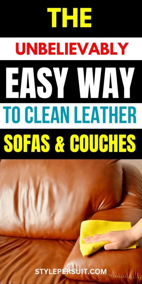 How to Clean Leather Sofa Couch: A Simple Guide Condition Leather Couch, Couch Cleaning Solution, Leather Sofa Decor, Cleaning Leather Couch, White Leather Couch, Faux Leather Couch, Leather Sofa Couch, Brown Leather Couch, Brown Leather Chairs