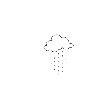 Theme Divider, 심플한 그림, Small Doodle, Minimal Drawings, Muster Tattoos, Minimalist Drawing, Cute Tiny Tattoos, Doodle Art Drawing, Rain Cloud