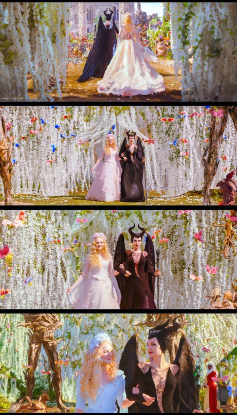 Aurora Wedding Maleficent, Maleficent 2 Aurora Wedding Dress, Maleficent Wedding Scene, Malificent Wedding Dress, Aurora Wedding Dress Maleficent, Maleficent Wedding, Maleficent And Aurora, Maleficent Aesthetic, Aurora Wedding Dress