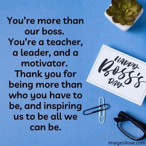 Happy Boss Day Images With Quotes, Wishes, Messages Thank You Boss Appreciation Quotes, Happy Bosses Day Images, Appreciation Quotes For Boss, Birthday Appreciation Message, Thank You Quotes For Coworkers, Boss Day Quotes, Happy Boss Day, Message For Boss, Thank You Quotes Gratitude