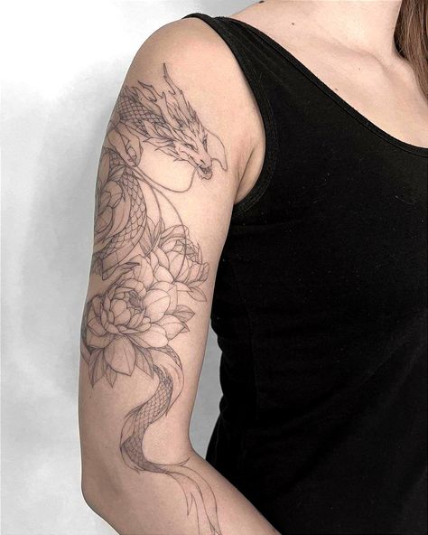 Crane Tattoos For Women, Crane With Flowers Tattoo, Crane Flower Tattoo, Crane And Flower Tattoo, Fine Line Crane Tattoo, Two Cranes Tattoo, Fine Line Tattoo Animal, Crane Sleeve Tattoo, Crane Tattoo Arm