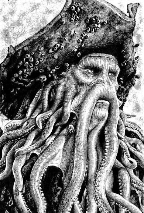 Movie Character Drawings, Ship Tattoo Sleeves, Pirate Ship Art, Zeus Tattoo, Eyeball Art, Realistic Sketch, Pirate Art, Caribbean Art, Dark Art Tattoo