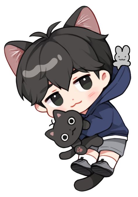 Male Chibi, Dibujos Anime Chibi, Chibi Fanart, Chibi Sketch, Chibi Boy, Chibi Cat, Chibi Art, Anime Pixel Art, 캐릭터 드로잉