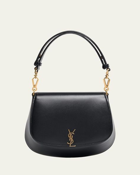 Voltaire Top-Handle Bag in Smooth Leather Ysl Top Handle Bag, Ysl Mini Bag, Saint Laurent Purse, Travel Size Perfume, Ysl Logo, Saint Laurent Bag, Professional Cleaning, Clothing Ideas, Handbag Shopping