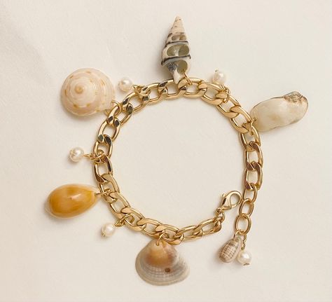 Fresh water pearls and vintage seashells from the beaches of Ecuador (circa 1960’s) Pearl Charm Bracelet, Fresh Water Pearls, Water Pearls, Beautiful Nature Wallpaper, Pearl Charms, Nature Wallpaper, New Shop, Ecuador, Beautiful Nature