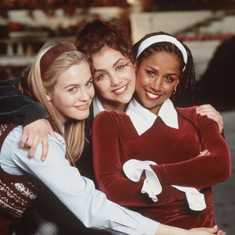 Alicia Silverstone as Cher, Brittany Murphy as Tai and Stacey Dash as Dionne in "Clueless", 1995 Tai Clueless, Clueless Cher And Dionne, Movie Duos, Cher And Dionne, Clueless Aesthetic, Meme Party, Clueless Cher, Clueless 1995, Stacey Dash