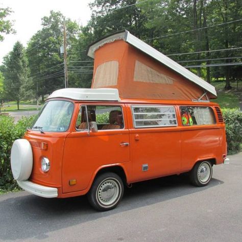 1974 VW Bus Camper Westfalia For Sale in DuBois, PA Vw Camper Bus, Vw T2 Camper, Vw Bus Interior, Vw Bus T2, Pop Top Camper, Vw Westfalia, Big Birds, Bus Interior, Volkswagen Type 2