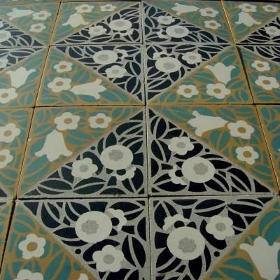 1920s Bathroom Tile, 1920s Tile, Vintage Tile Floor, 1920s Bathroom, 1920s Kitchen, French Tile, Art Deco Floor, Terrazzo Floor, Art Deco Tiles