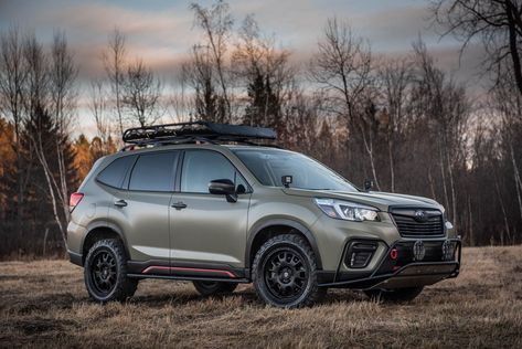 2020 Subaru Forester Sport - Army green – LP Aventure Inc Green Subaru Forester, Subaru Forester Off Road, Green Subaru, Aesthetic Beautiful Wallpaper, Subaru 4x4, 2023 Subaru Forester, Subaru Forester Lifted, Subaru Forester Mods, Car Tattoo Design