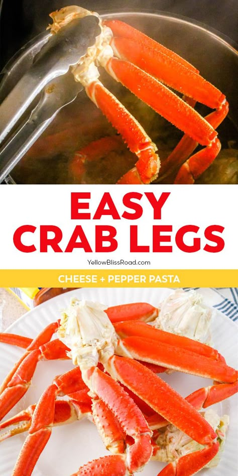 Crab Dinner Recipes, Crab Leg Recipes Boiled, Crab Legs Boil, Steamed Crab Legs, Crab Dinner, Legs At Home, Cooking Crab Legs, Cooking Crab, Crab Legs Recipe