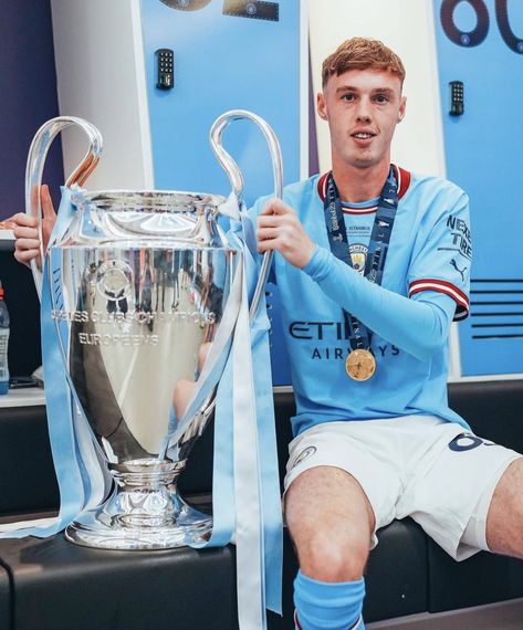 Manchester City Champions League, Winner Trophy, Cole Palmer, Champions League Final, Man City, Inter Milan, Uefa Champions League, Football Soccer, Manchester City