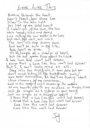 Kodaline -love like this Lyric Scrapbook, Kodaline Lyrics, Scrapbook Love, Between Summer And Fall, Autumn Weather, Decorative Gourds, Soundtrack To My Life, Best Song Lyrics, Love Band