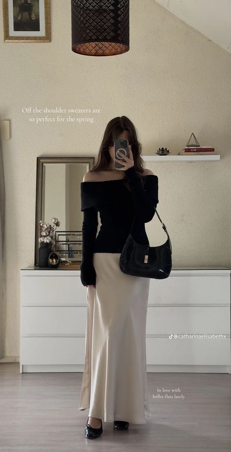 Silk Maxi Skirt Outfit, Silk Skirt Outfit, Satin Skirt Outfit, White Skirt Outfits, Elegant Outfit Classy, Maxi Skirt Outfits, Corporate Outfits, Fashion Mistakes, White Skirt