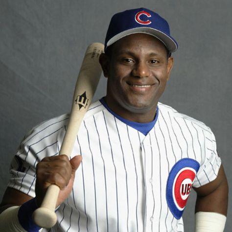 Sammy Sosa who hit over 600 home runs tested positive for steroids Dominican Baseball, Famous Baseball Players, Sammy Sosa, Mlb The Show, Chicago Cubs Baseball, Cubs Baseball, Chicago Sports, Softball Players, Sports Figures