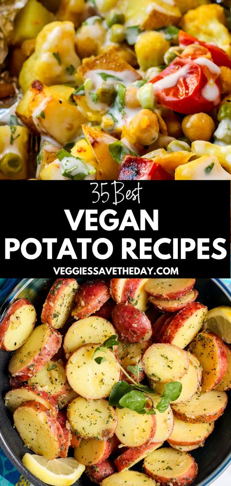 Vegetarian Tips, Gnocchi Vegan, Potato Diet, Vegan Potato Recipes, Vegan Diet Recipes, Vegan Potato Salads, Healthy Potato Recipes, Vegan Potato, Vegan Foods