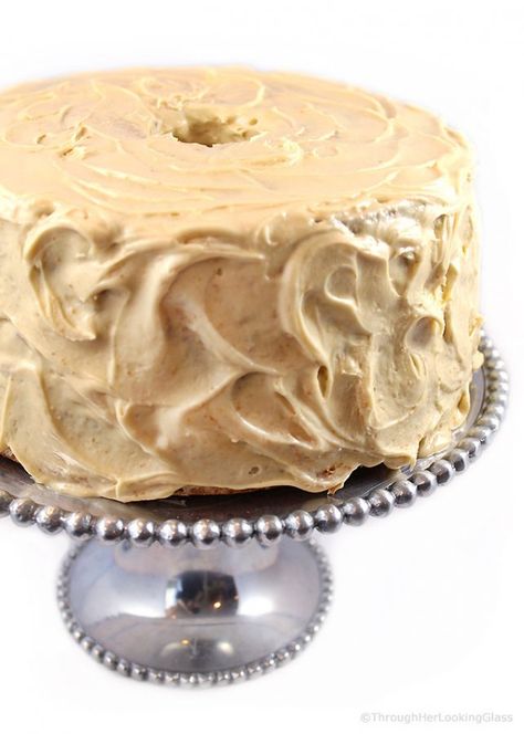 Grammy's Old-Fashioned Burnt Sugar Chiffon Cake Recipe - Through Her Looking Glass Burnt Butter Cake, Burnt Sugar Frosting, Burnt Sugar Cake Recipe, Burnt Sugar Cake, Courtney Williams, Chiffon Cake Recipe, Brown Sugar Cakes, Incredible Cakes, Caramel Icing