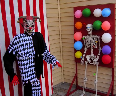 Haunted Eve Halloween 2020 | Haunted Eve | Flickr Scary Carnival Costumes, Haunted Circus Decorations, Scary Carnival, Haunted Circus, Haunted Carnival, Circus Decorations, Yard Haunt, Halloween Yard, Halloween 2020