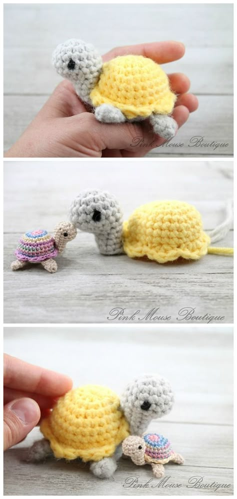 Crochet Little Miss Turtle Amigurumi Free Pattern - Amigurumi Baby Turtle Crochet Free Patterns Turtle Patterns, Crocheted Turtle, Turtle Amigurumi, Crochet Turtle Pattern, Crochet Geek, Crochet Turtle, Pola Amigurumi, Crochet Animals Free Patterns, Turtle Pattern