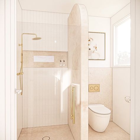 Tiny Ensuite Bathroom Ideas, 2x2m Bathroom Layout, 2m X 2m Bathroom Layout, Modern Queenslander Bathroom, Small Ensuite Layout, 3 Birds Renovations Bathroom, Queenslander Homes Bathroom, Tiny Bathroom Ideas With Shower Layout, Three Birds Renovations Bathroom