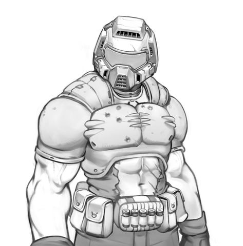 Doom Guy, Helmet Drawing, Doom 2016, Doom Slayer, Doom Game, Classic Tattoo, Guy Drawing, Shadow The Hedgehog, Picture Search