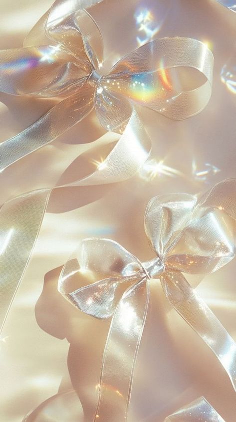 Aesthetic ribbon bows shimmering decorative. | free image by rawpixel.com / Ning Ribbons And Bows Aesthetic, Cute Bows Aesthetic, Bows Aesthetic Wallpaper, Ribbon Aesthetic Wallpaper, Bows Wallpaper Iphone, Glow Aesthetic Wallpaper, Aesthetic Bow Wallpaper, Bow Phone Wallpaper, Rawpixel Background