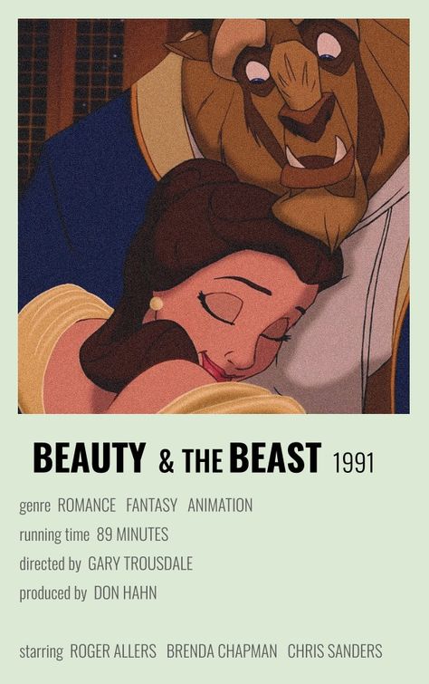 Beauty And The Beast Poster, Beauty And The Beast Art, Animated Movie Posters, The Beast Movie, Belle And Beast, Minimalist Posters, Disney Posters, Film Disney, Childhood Movies