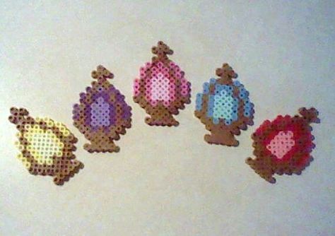 Anime Perler, Soul Gem, Magica Madoka, Hama Art, Perler Projects, Art Pokemon, Graph Patterns, Melty Bead Patterns, Easy Perler Beads Ideas